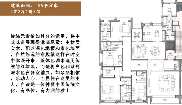 古北壹號485平米戶型解析